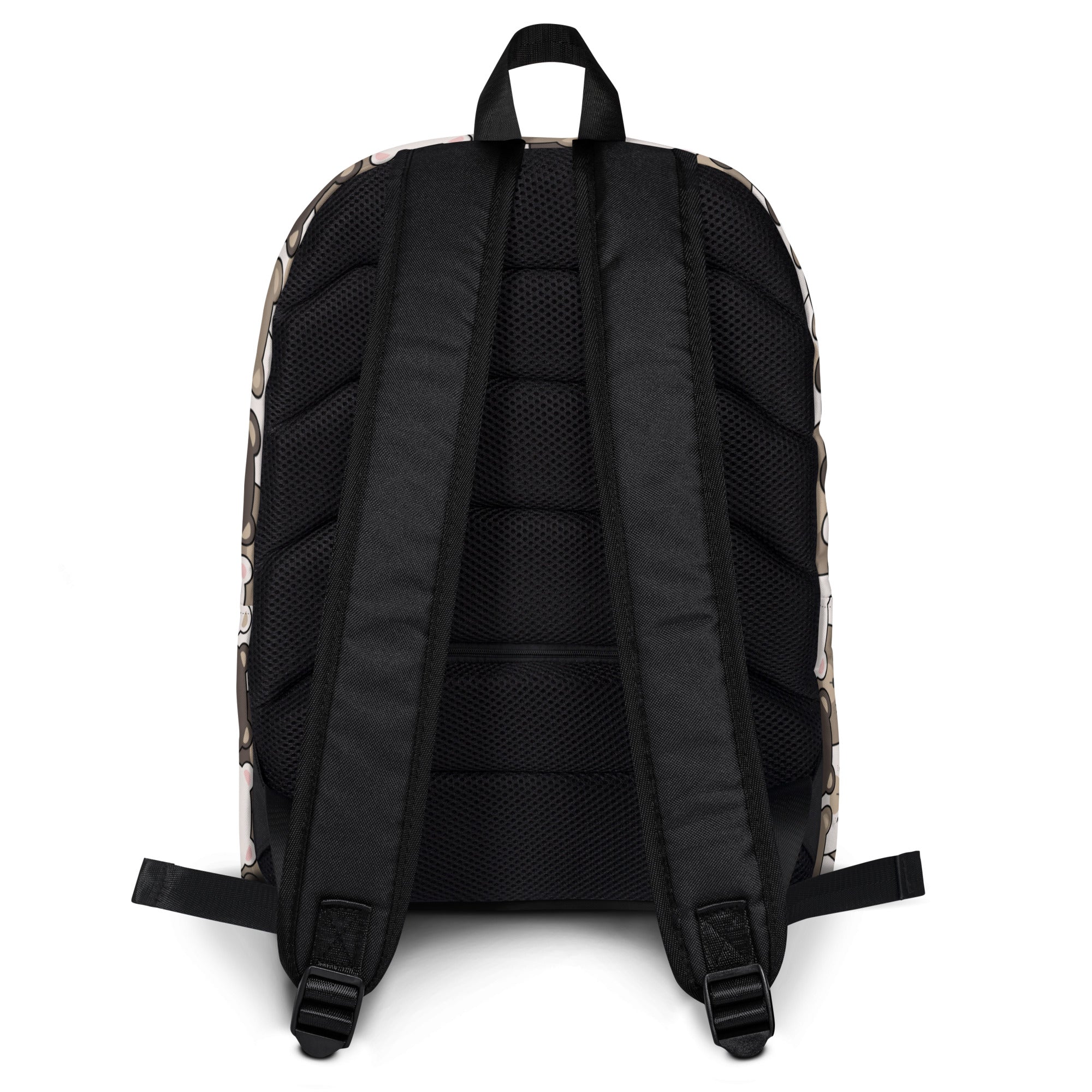 Kids Bear Face Backpack - Water-Resistant School Bag With Adjustable Padded Straps & Breathable Mesh Back