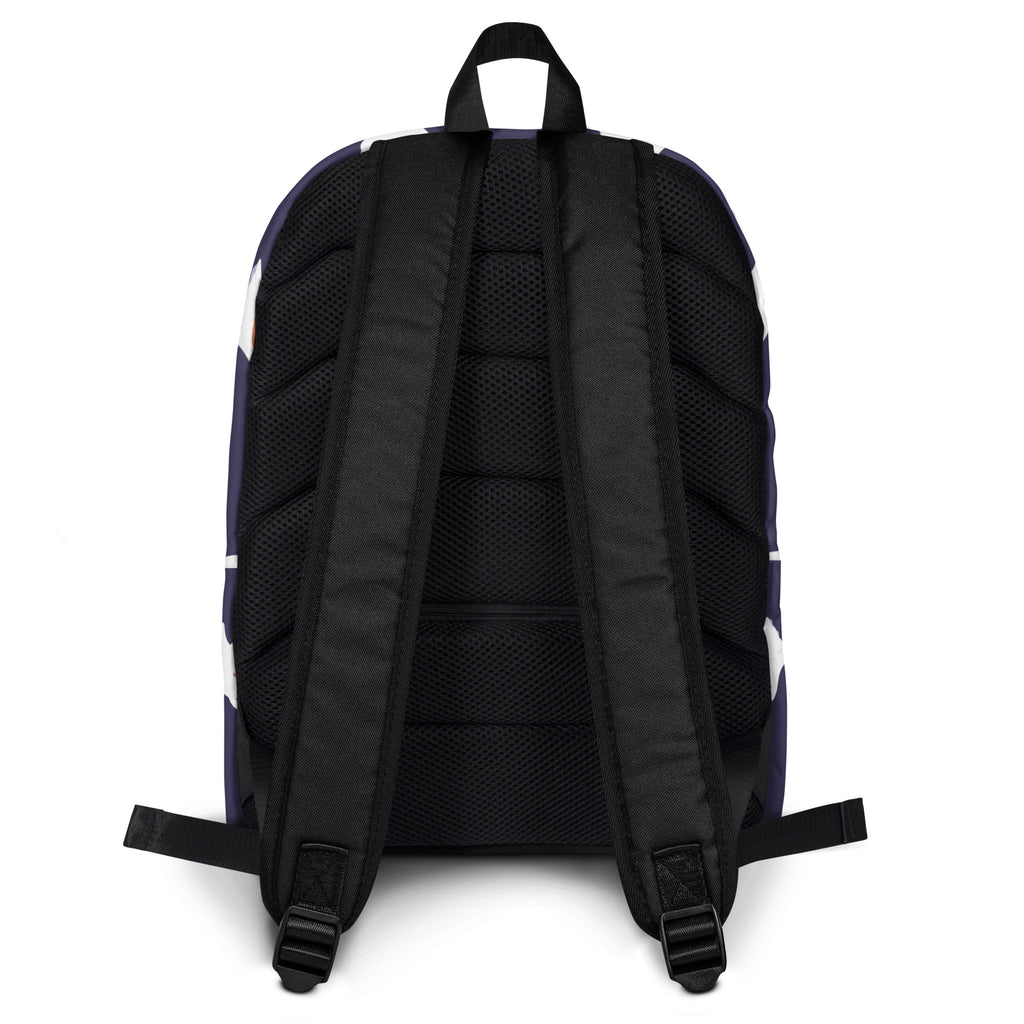 Girls Purple Ghost Halloween Backpack - Water-Resistant School Bag With Adjustable Padded Straps & Breathable Mesh Back