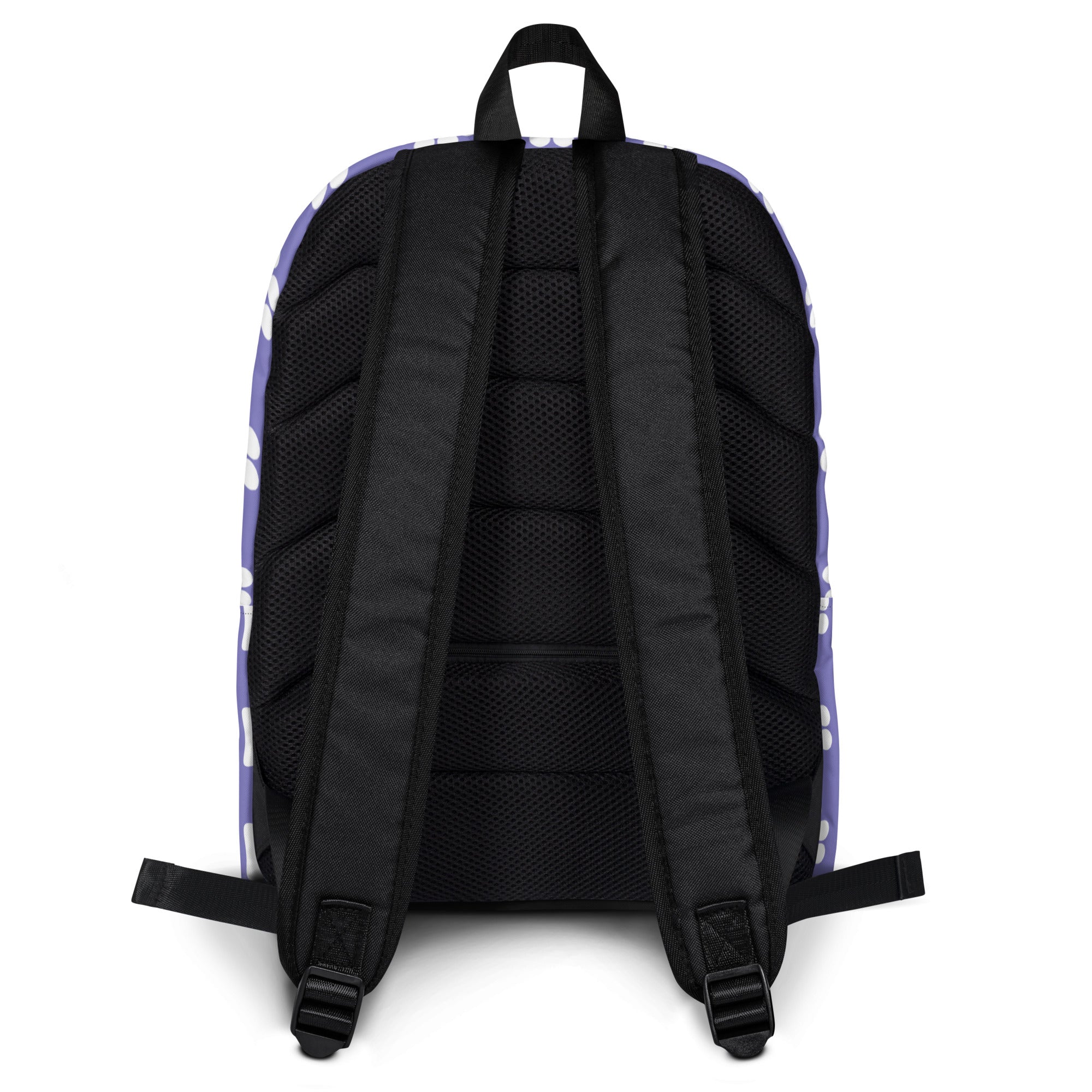 Girls Light Purple Print Backpack - Water-Resistant School Bag With Adjustable Padded Straps & Breathable Mesh Back