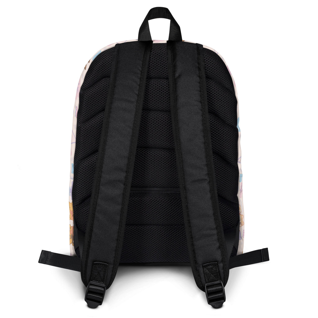 Kids Winter Puppies Backpack - Water-Resistant School Bag With Adjustable Padded Straps & Breathable Mesh Back