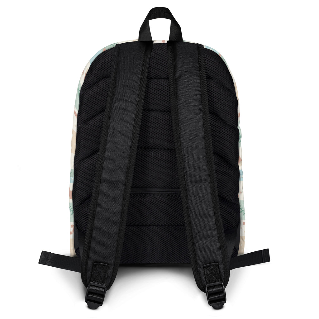 Kids Christmas Stripe Backpack - Water-Resistant School Bag With Adjustable Padded Straps & Breathable Mesh Back