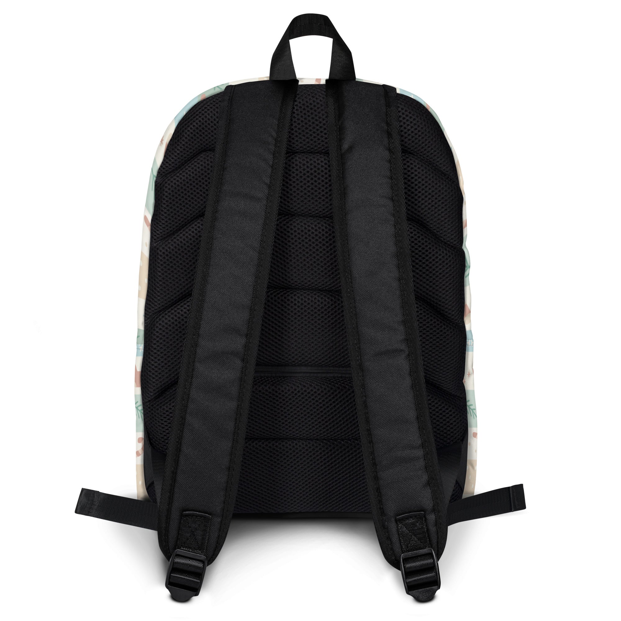 Kids Christmas Stripe Backpack - Water-Resistant School Bag With Adjustable Padded Straps & Breathable Mesh Back