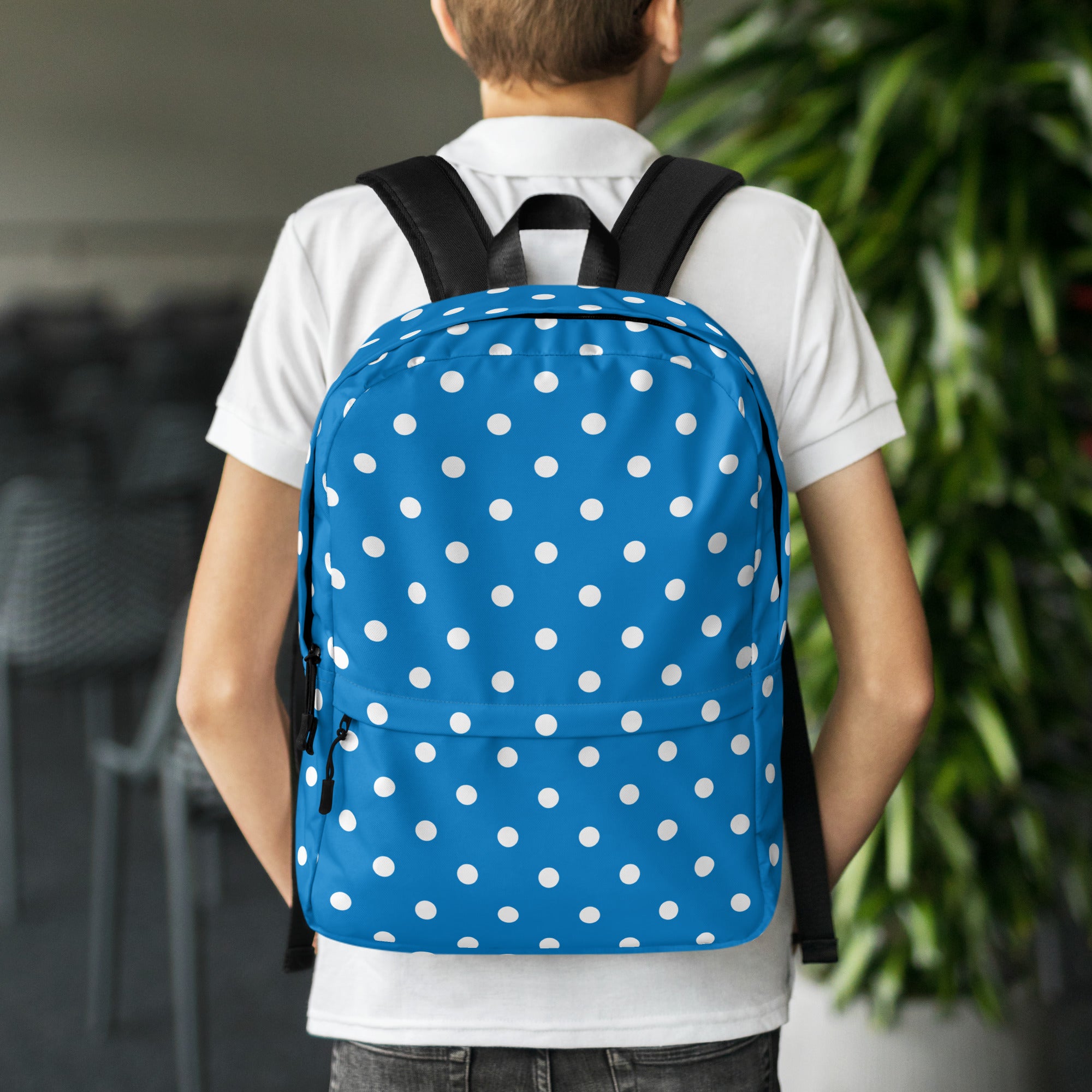 Kids Royal Blue Backpack - Water-Resistant School Bag With Adjustable Padded Straps & Breathable Mesh Back