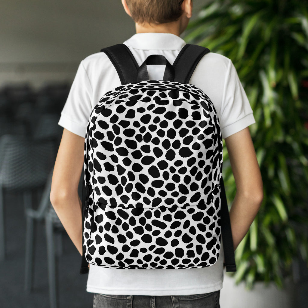 Kids Animal Print Backpack - Water-Resistant School Bag With Adjustable Padded Straps & Breathable Mesh Back