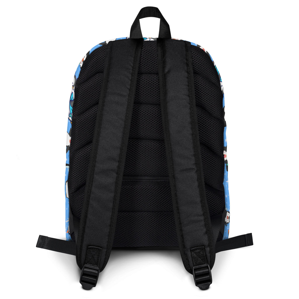 Kids Penguin Backpack - Water-Resistant School Bag With Adjustable Padded Straps & Breathable Mesh Back