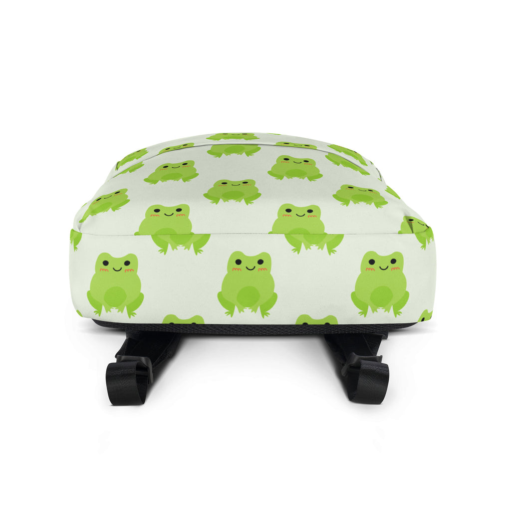 Kids Green Frog Backpack
