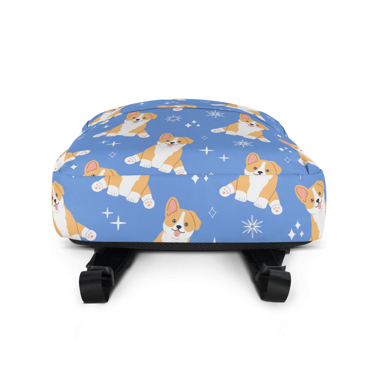 Kids Blue Corgi Dog Backpack