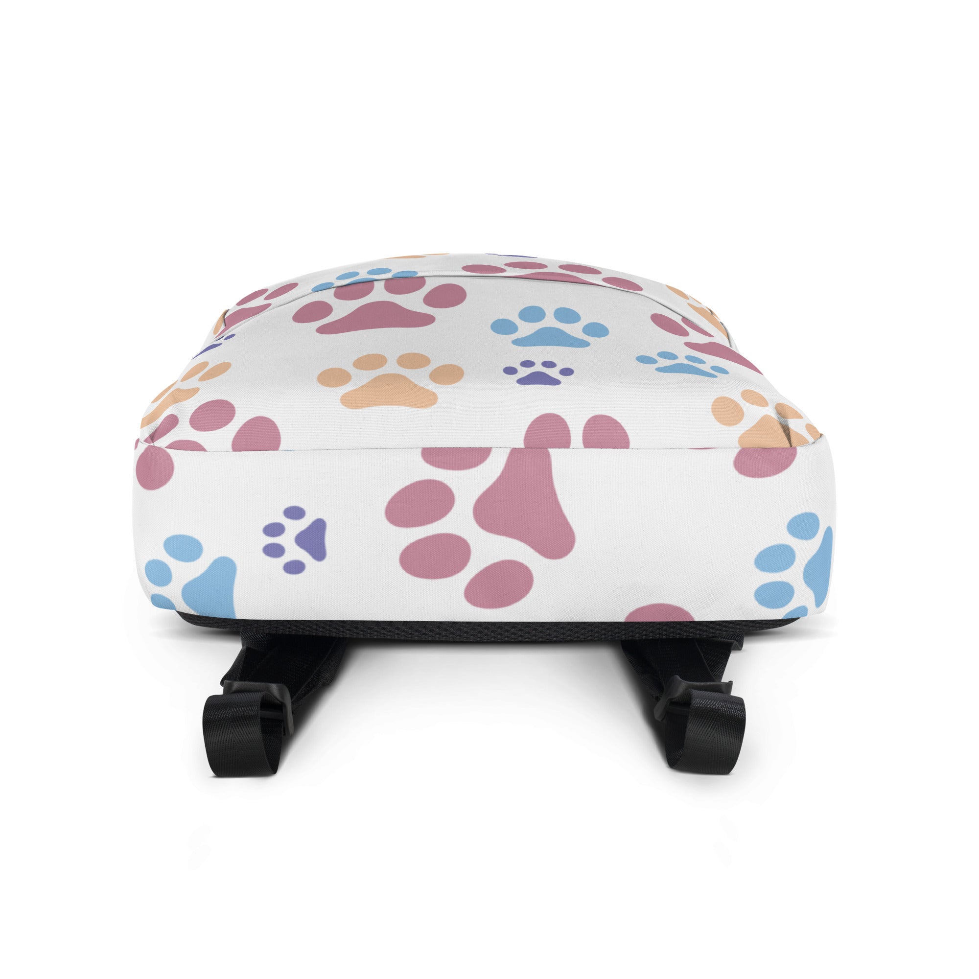 Kids Colorful Paw Print Backpack