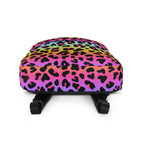 Girls Rainbow Leopard Backpack