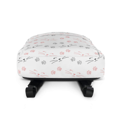Girls Paw Print Cat Backpack