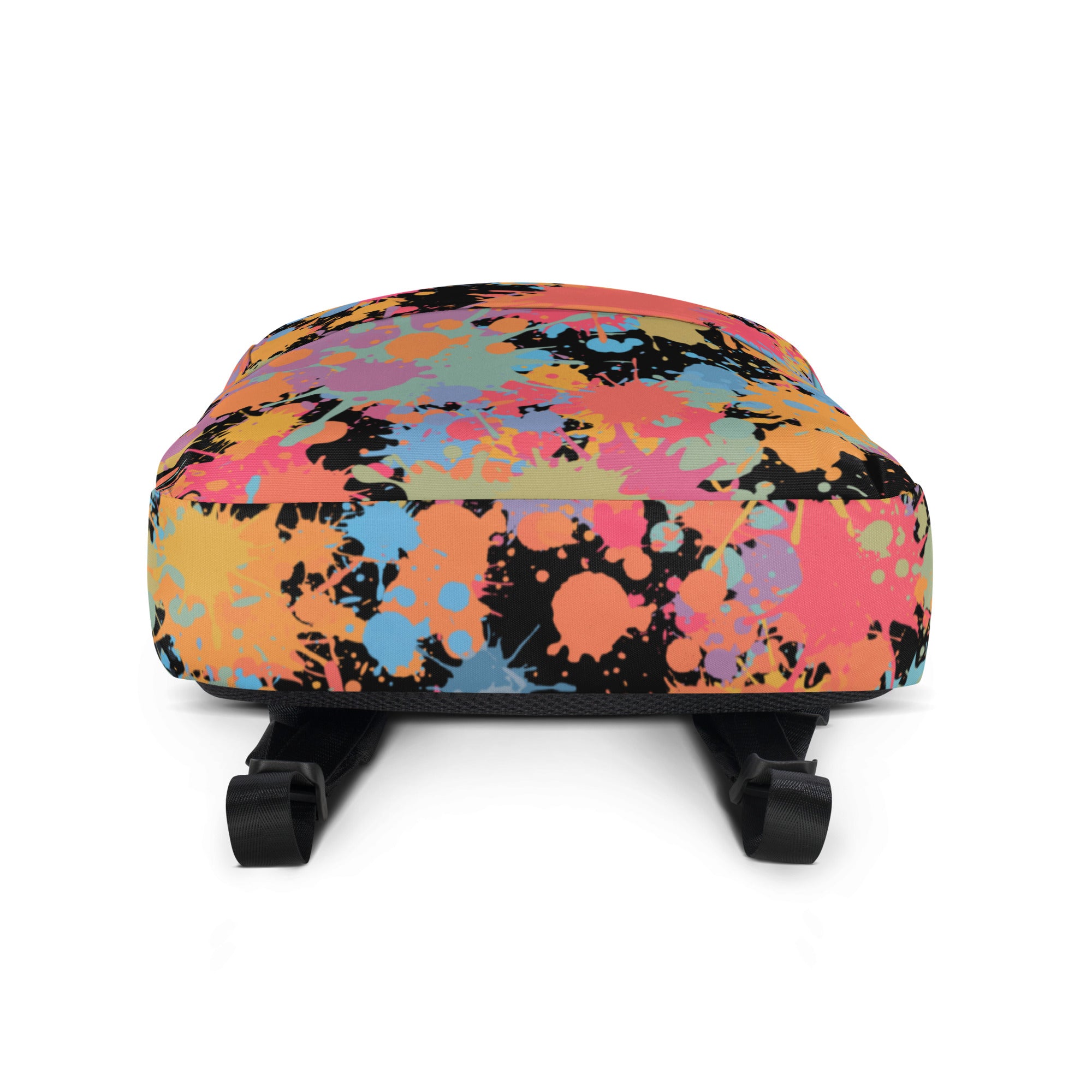 Kids Paint Splatter Backpack - Water-Resistant School Bag With Adjustable Padded Straps & Breathable Mesh Back