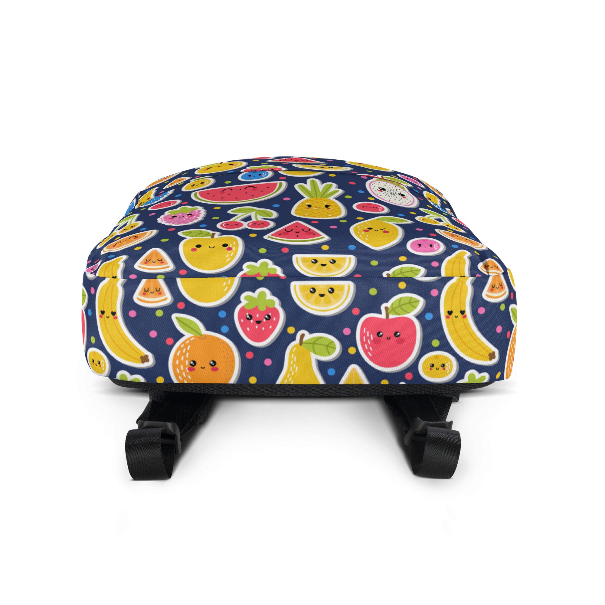 Kids Emoji Fruit Backpack - Water-Resistant School Bag With Adjustable Padded Straps & Breathable Mesh Back