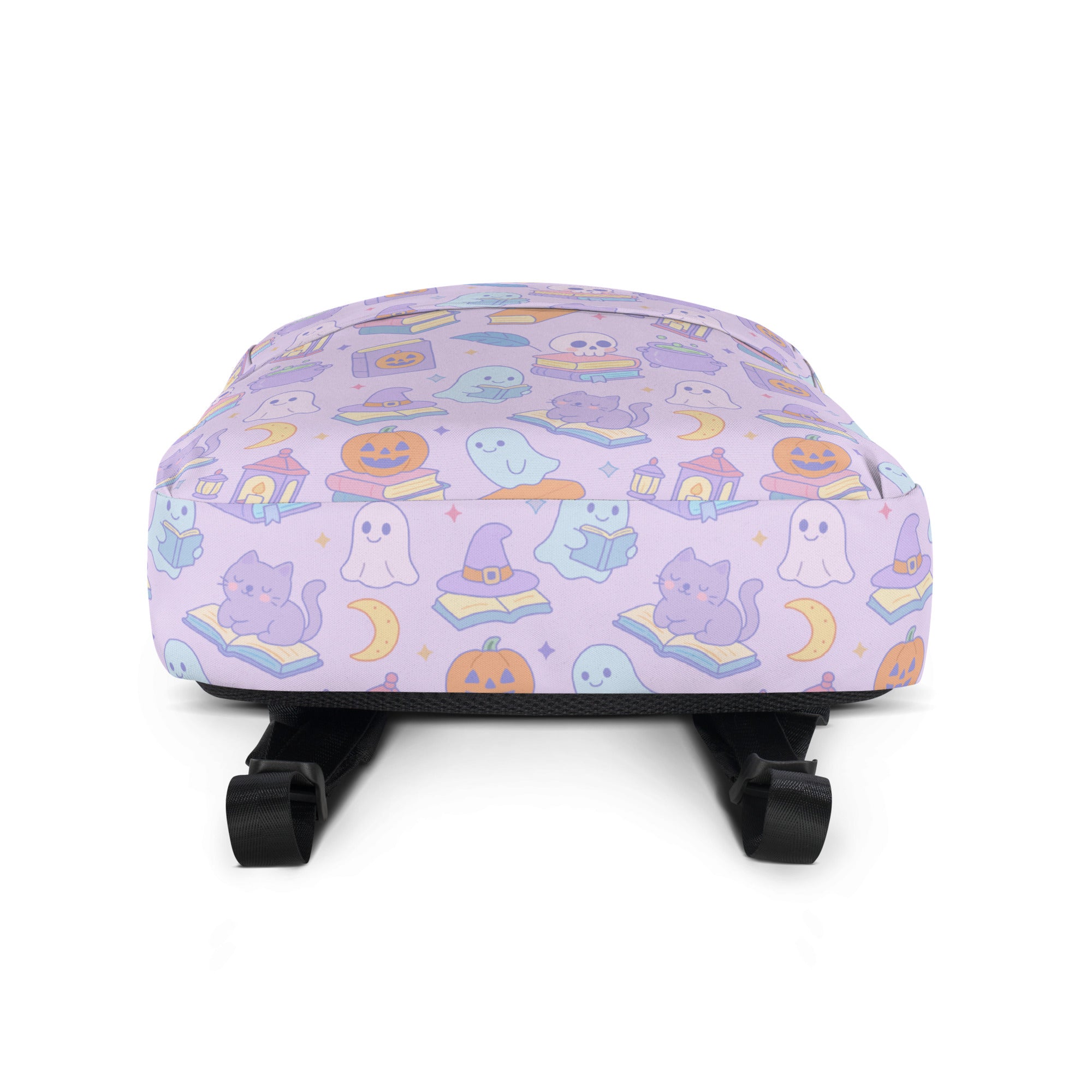 Girls Cute Pastel Halloween Backpack - Water-Resistant School Bag With Adjustable Padded Straps & Breathable Mesh Back