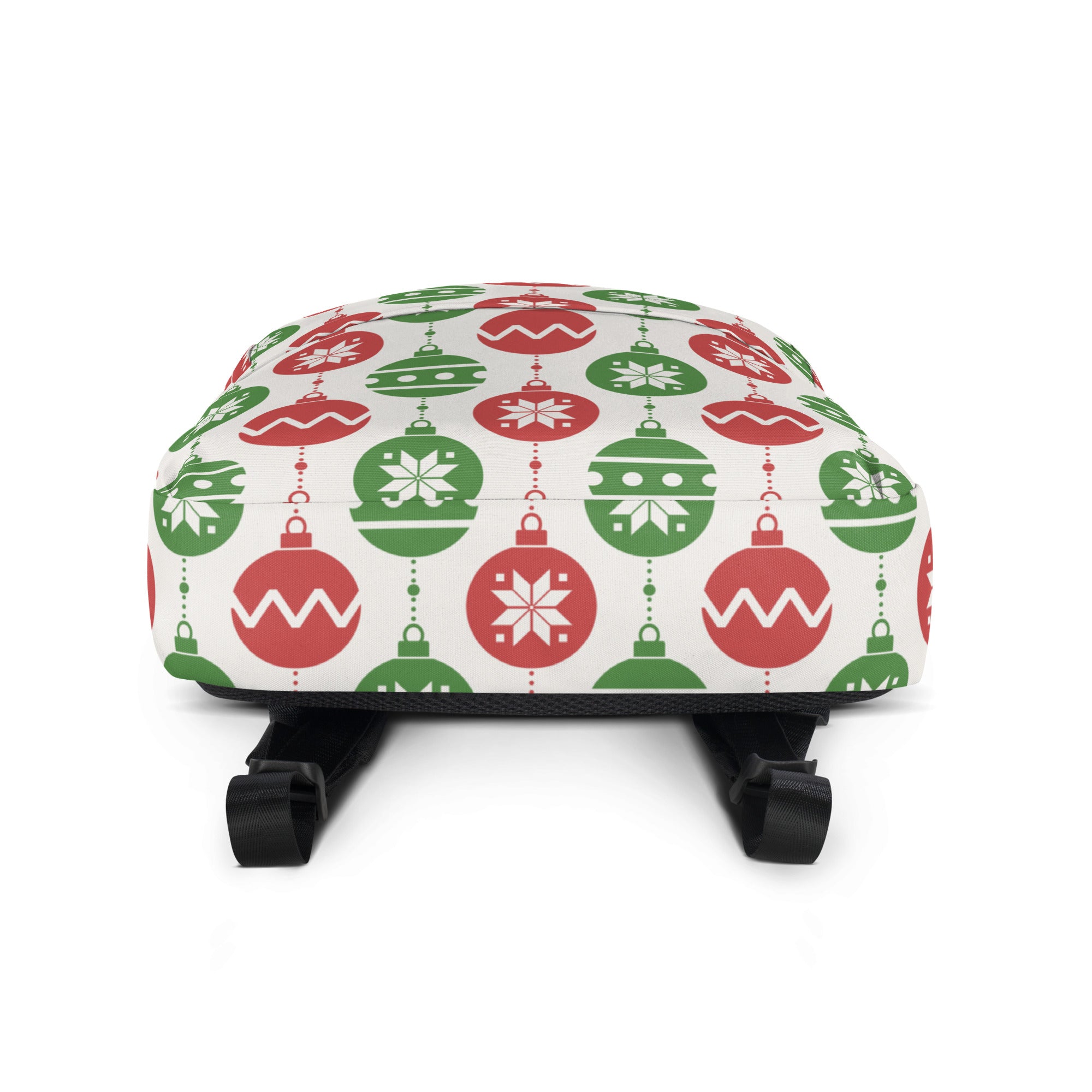 Kids Christmas Ornament Backpack - Water-Resistant School Bag With Adjustable Padded Straps & Breathable Mesh Back