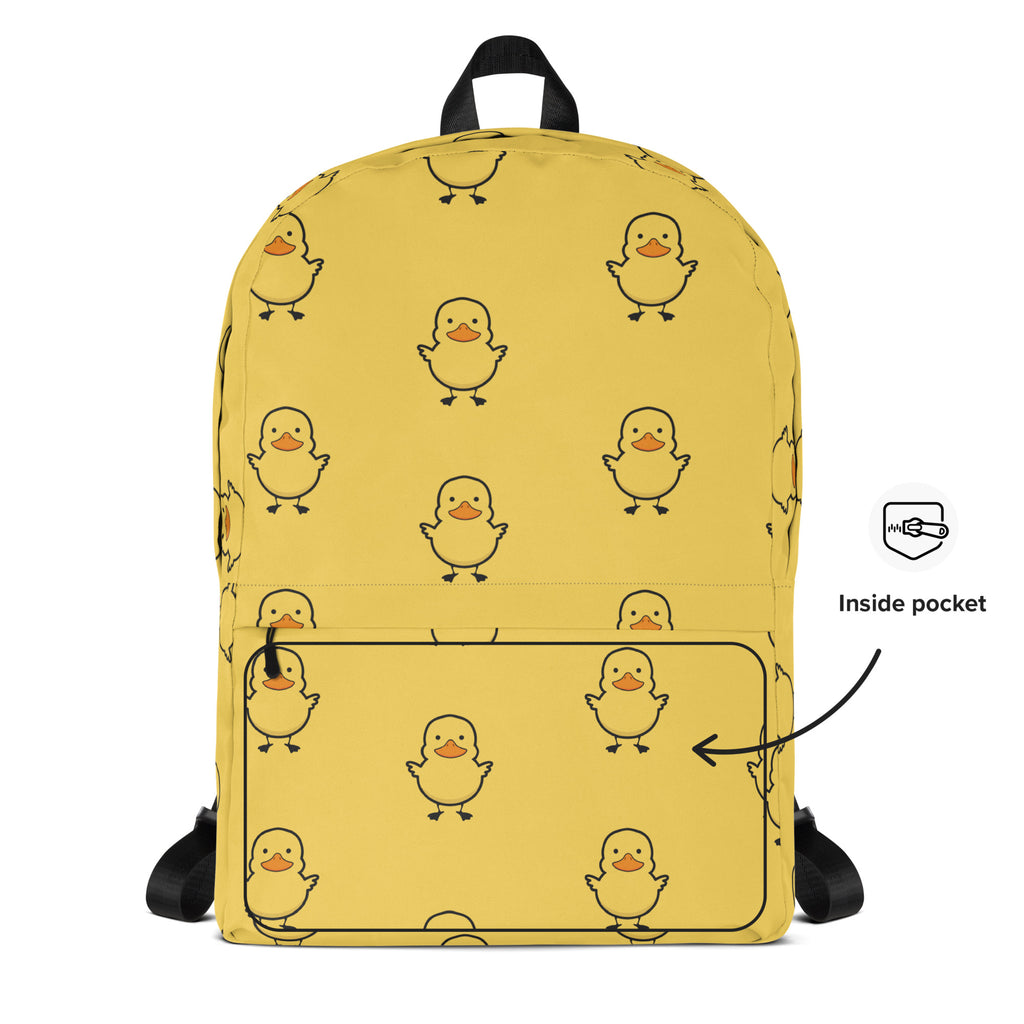 Kids Yellow Rubber Duck Backpack