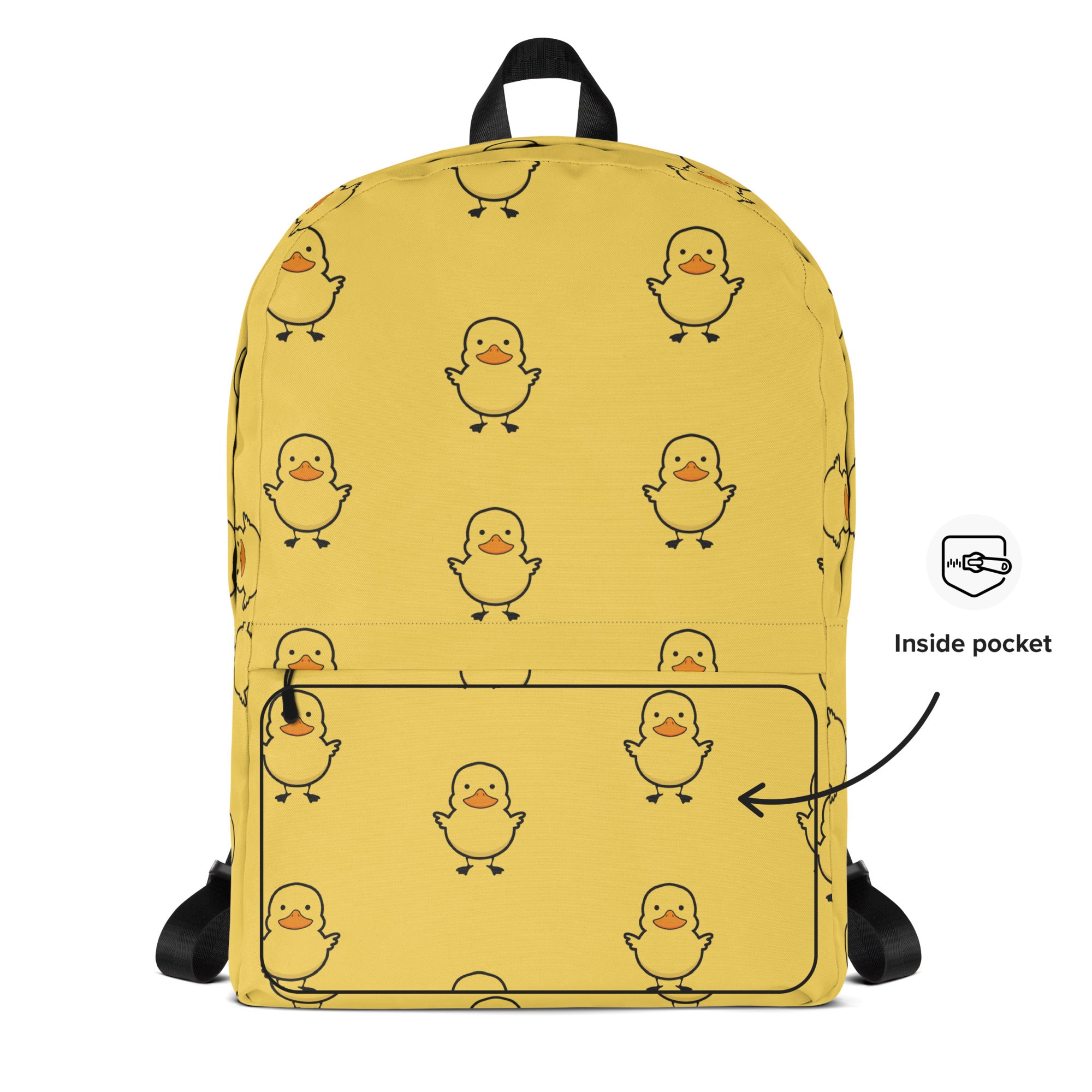 Kids Yellow Rubber Duck Backpack