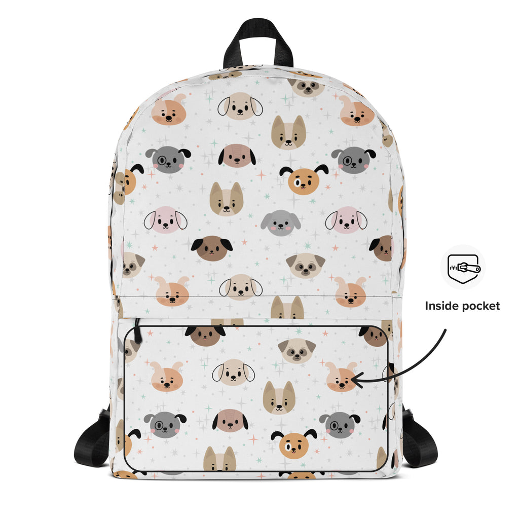 Kids Dog Face Backpack