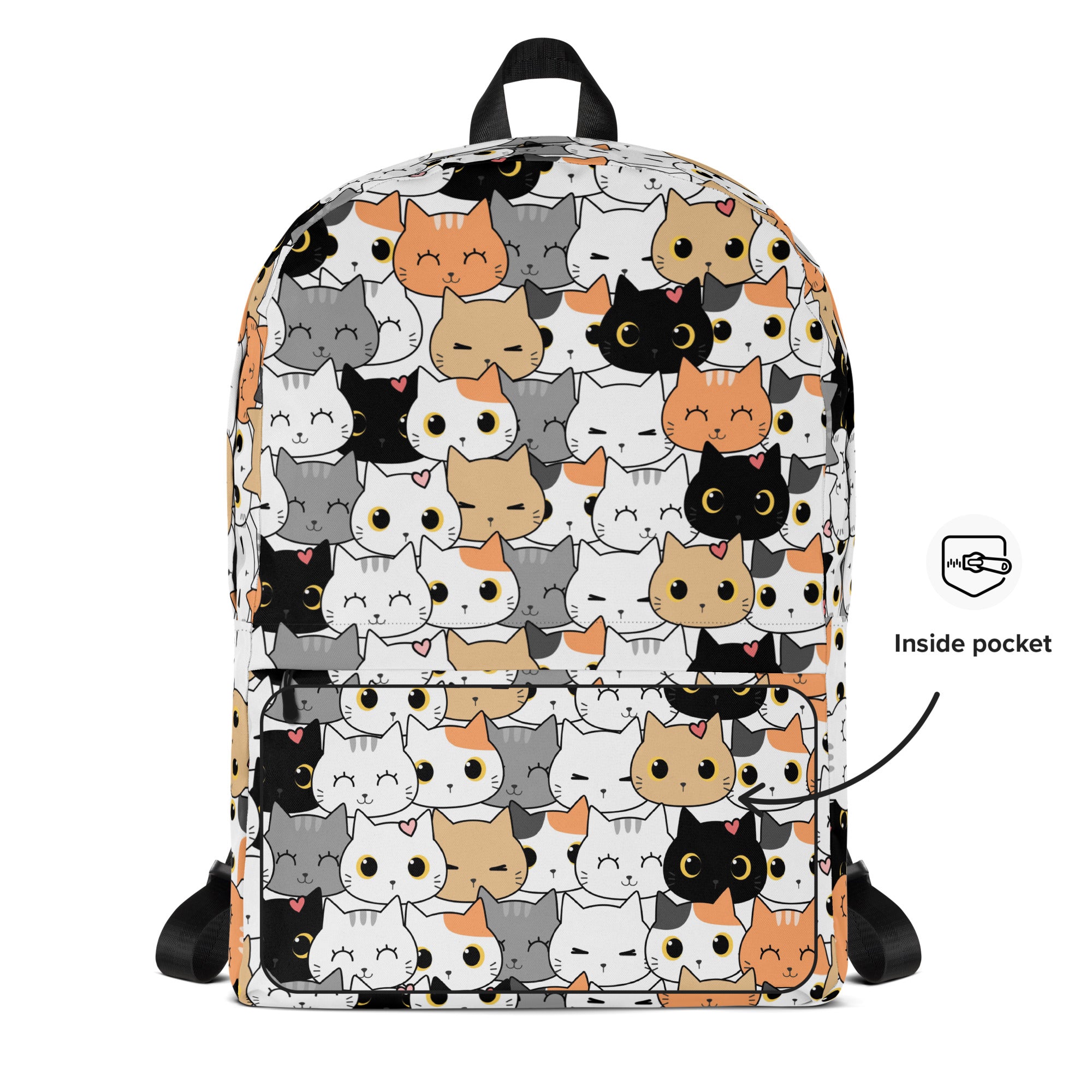 Girls Cat Face Backpack