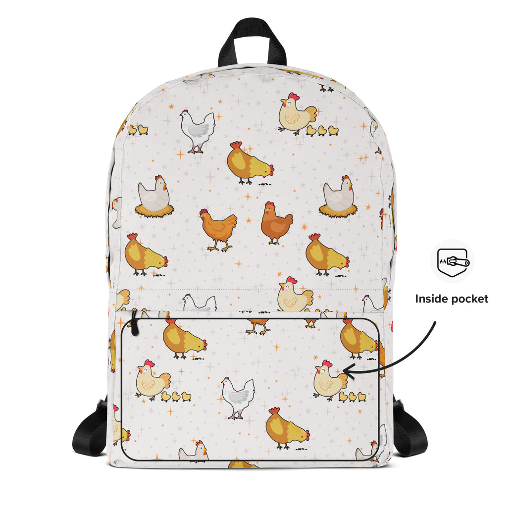 Kids Chicken Pattern Backpack
