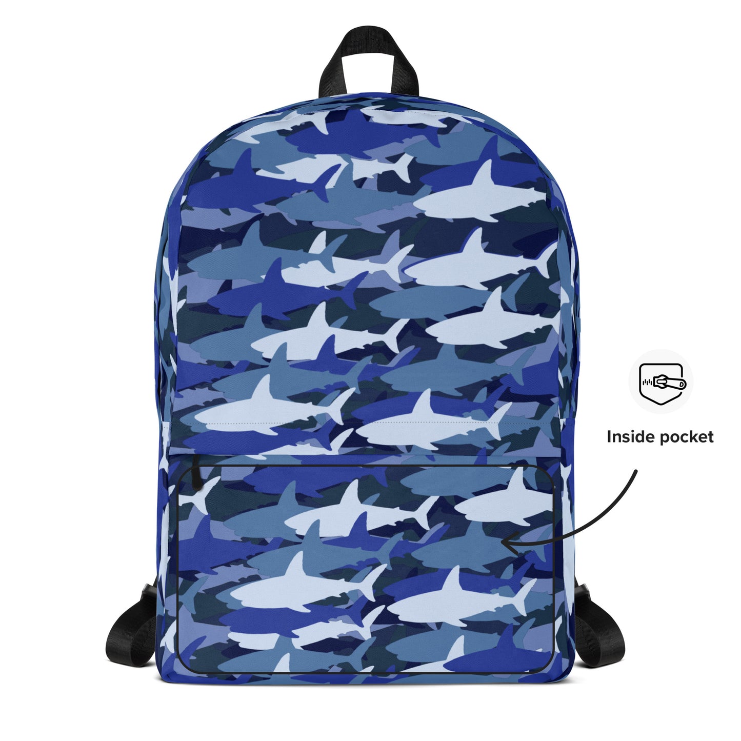 Kids Blue Sharks Backpack