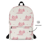 Girls Pink Axolotl Backpack