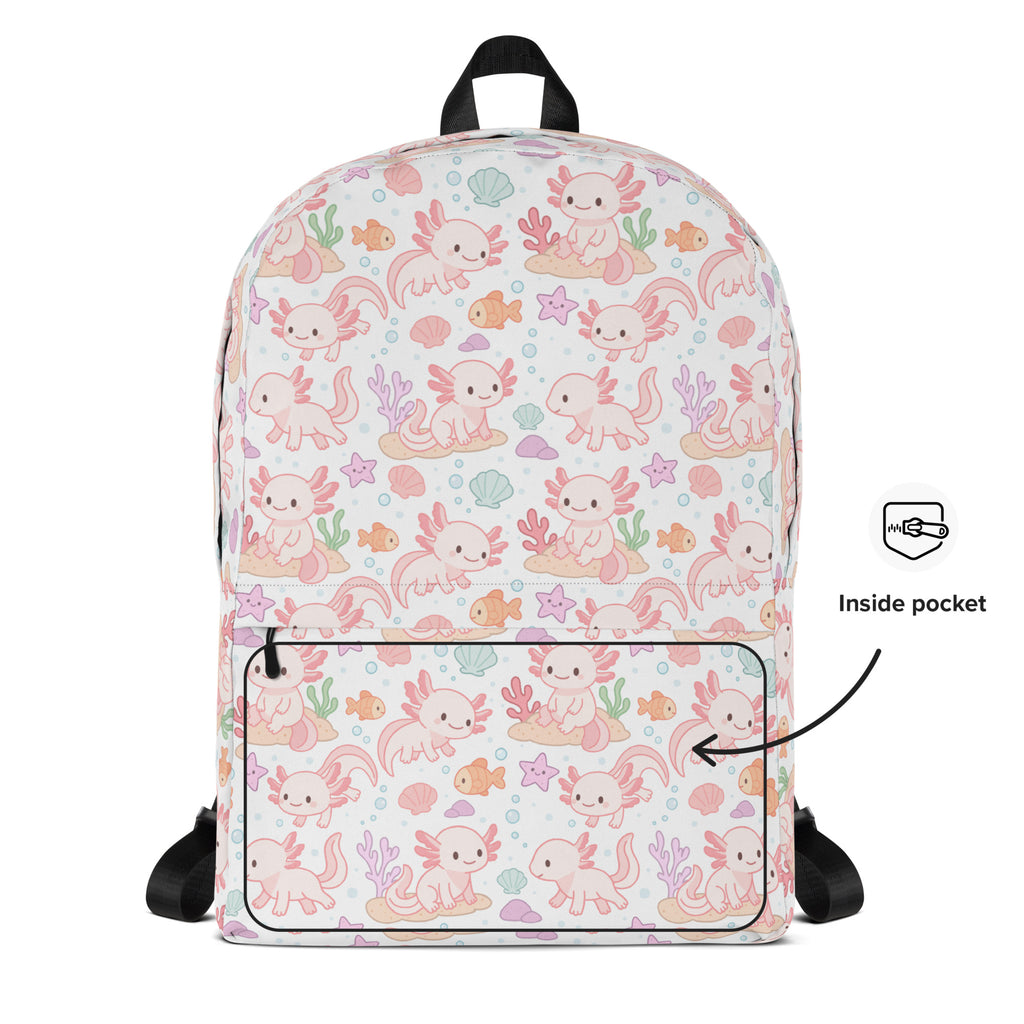 Girls Axolotl Backpack