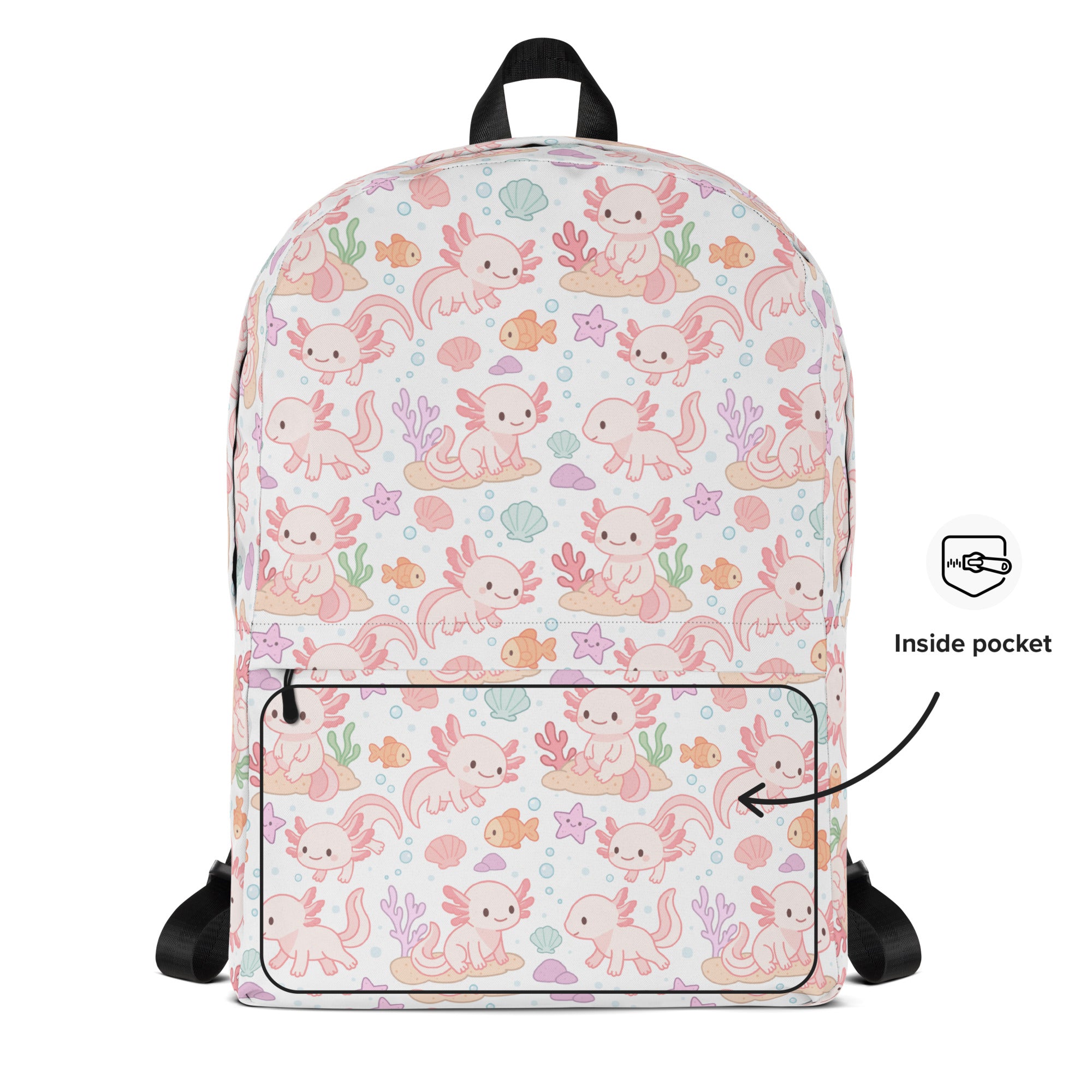 Girls Axolotl Backpack