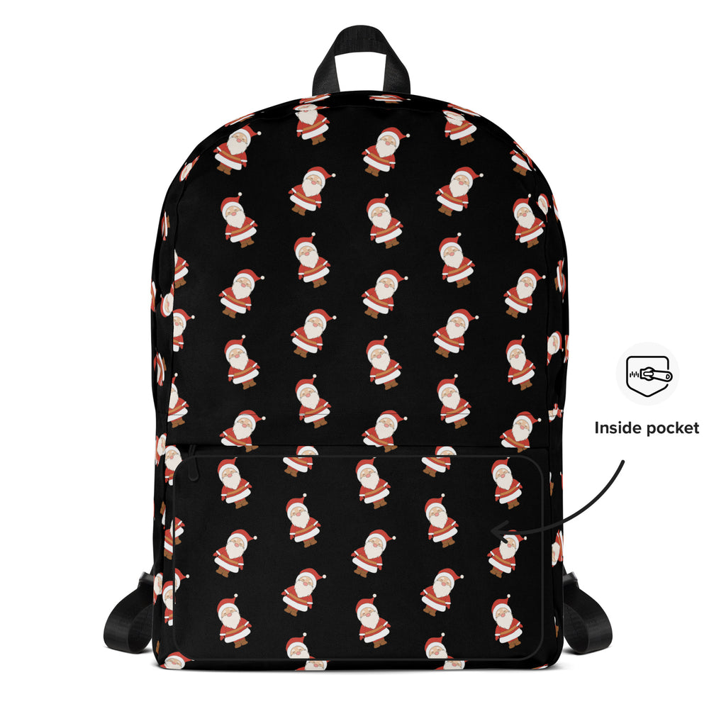 Kids Santa Backpack - Water-Resistant School Bag With Adjustable Padded Straps & Breathable Mesh Back