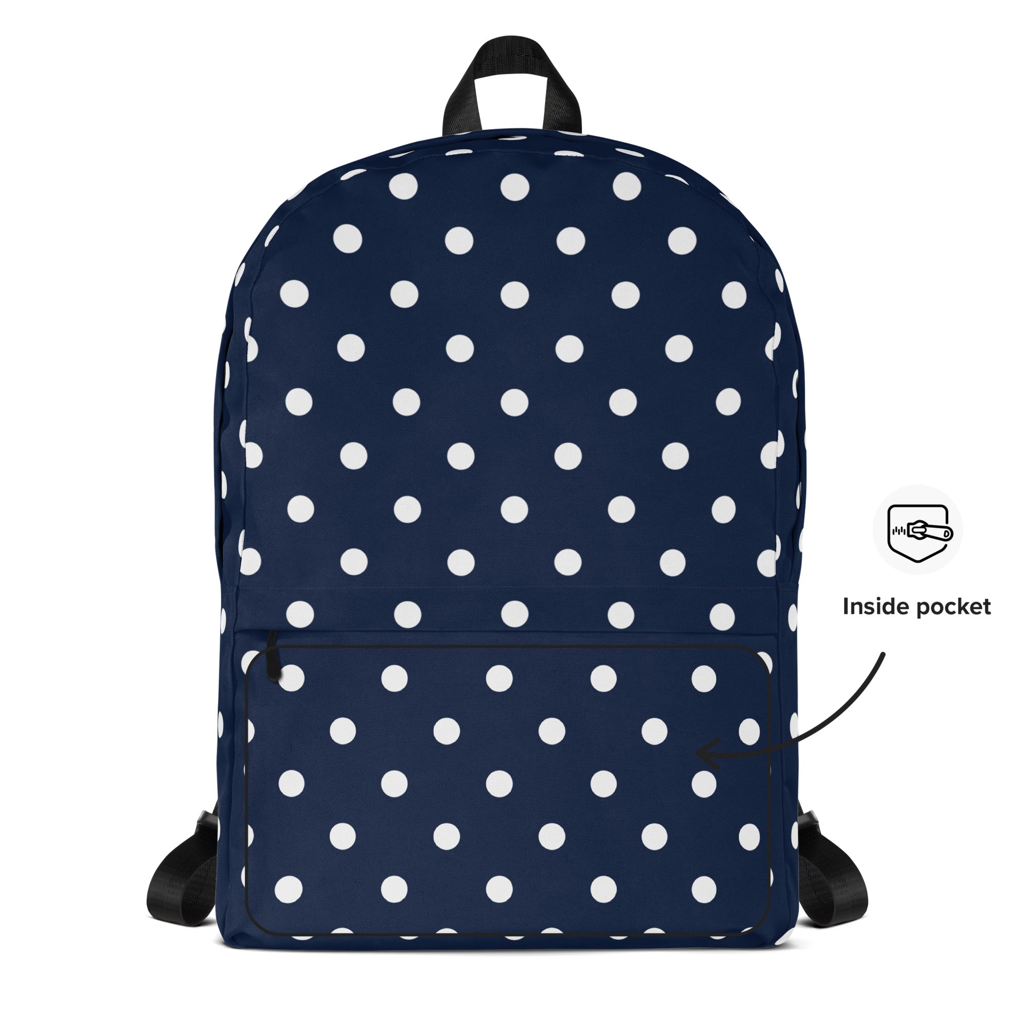 Kids Navy Backpack - Water-Resistant School Bag With Adjustable Padded Straps & Breathable Mesh Back