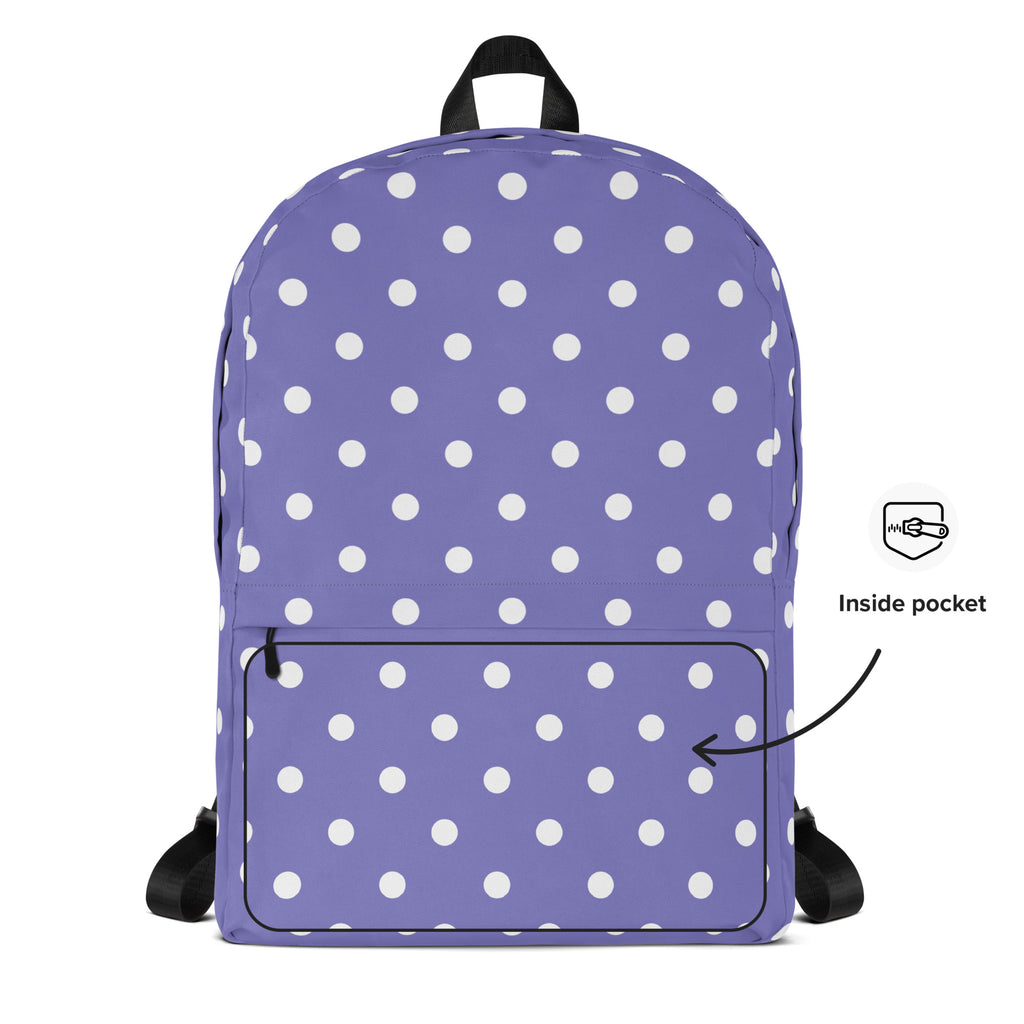Girls Light Purple Backpack - Water-Resistant School Bag With Adjustable Padded Straps & Breathable Mesh Back
