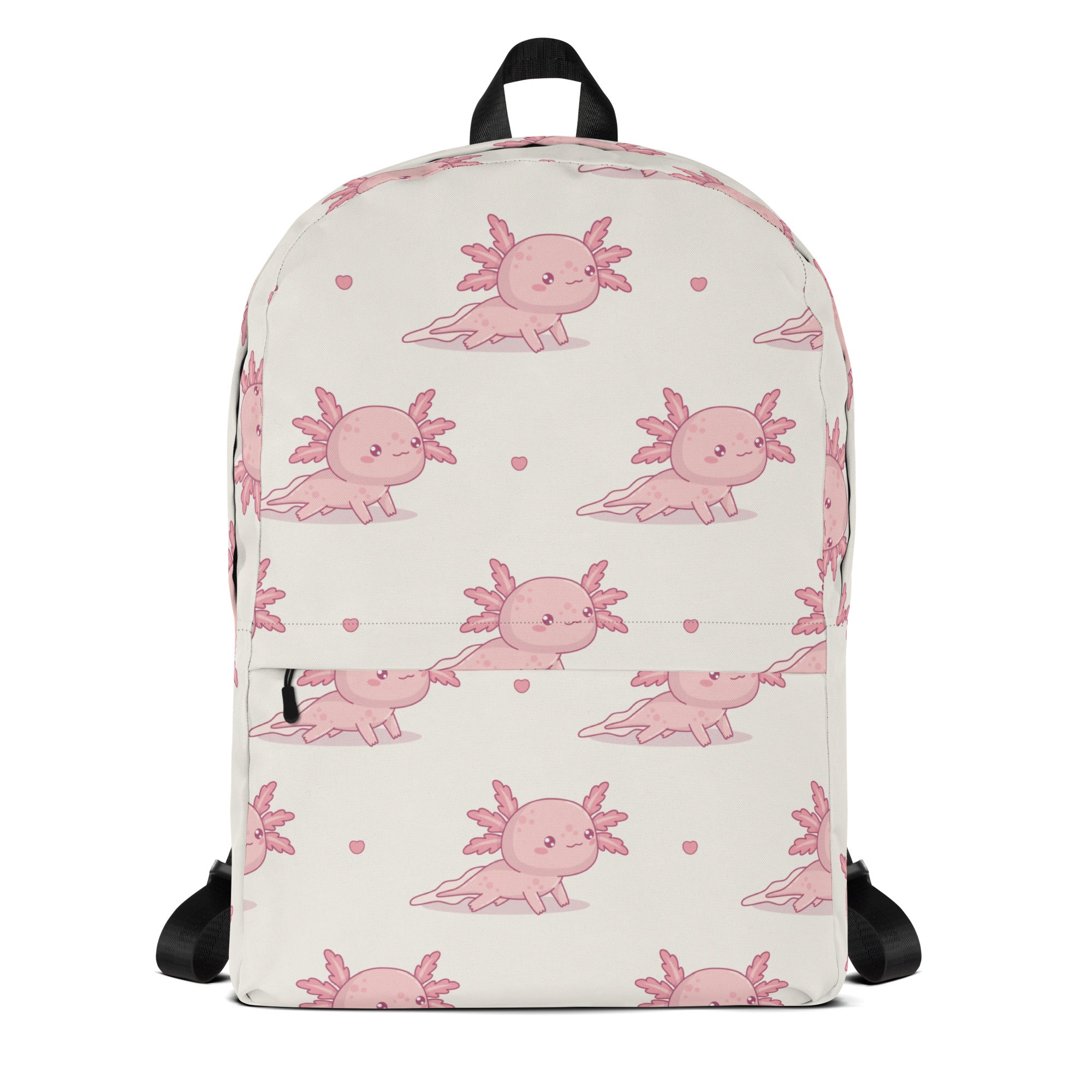 Girls Pink Axolotl Backpack