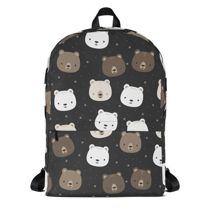 Kids Bear Faces Backpack