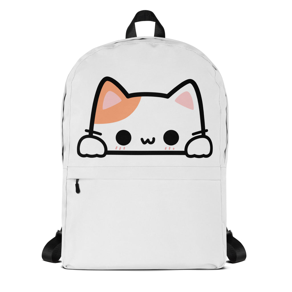 Girls Peeking Cat Backpack
