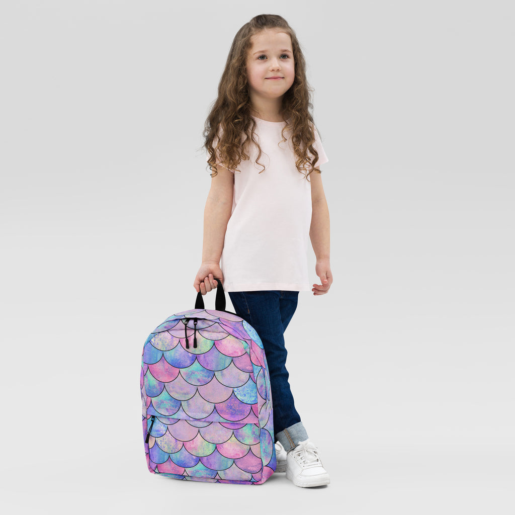 Girls Pastel Mermaid Backpack
