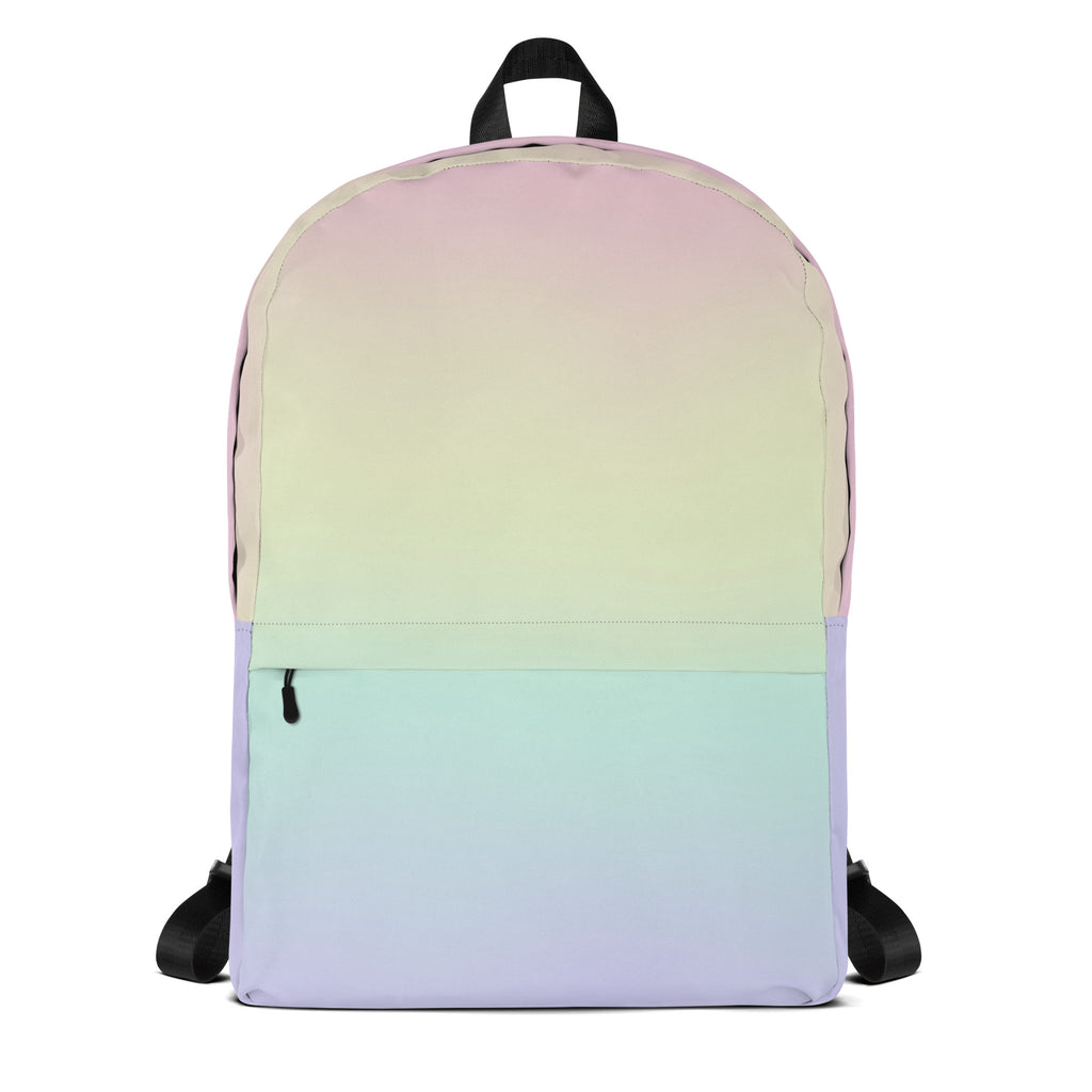 Girls Pastel Rainbow Backpack