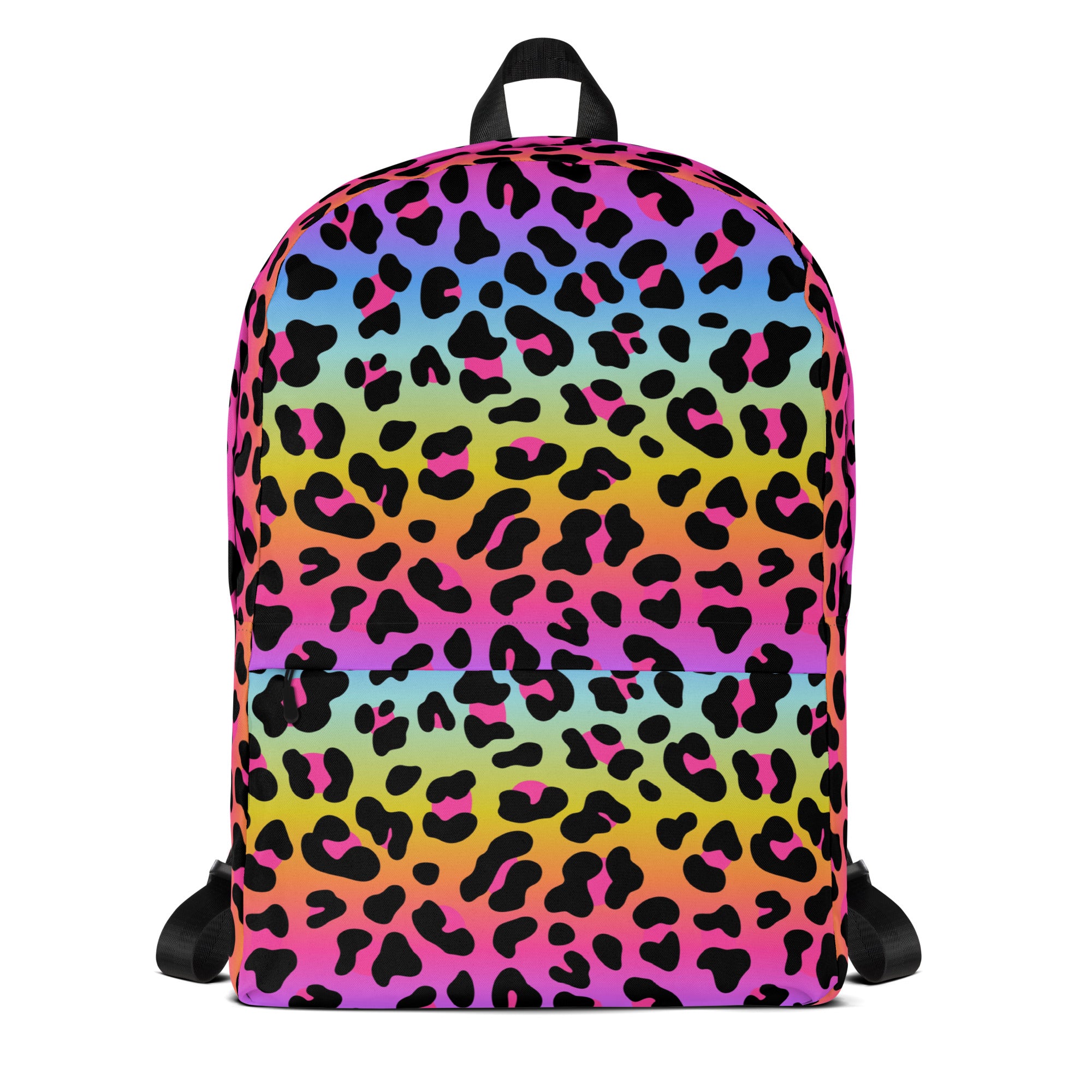 Girls Rainbow Leopard Backpack