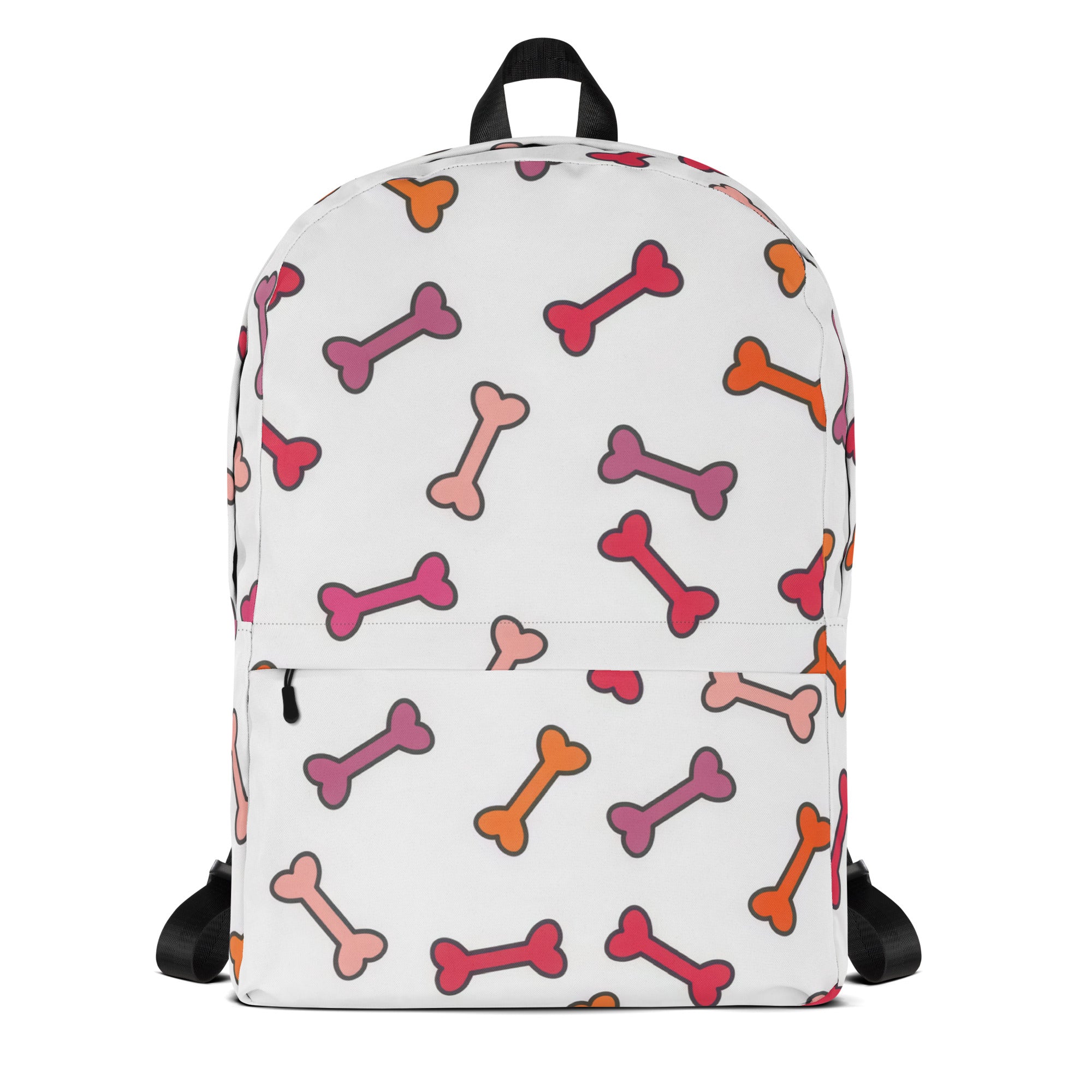 Girls Colorful Dog Bone Backpack