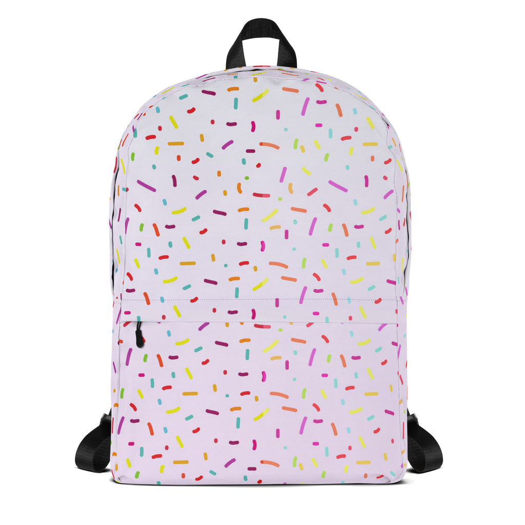 Girls Colorful Ice Cream Sprinkles Backpack