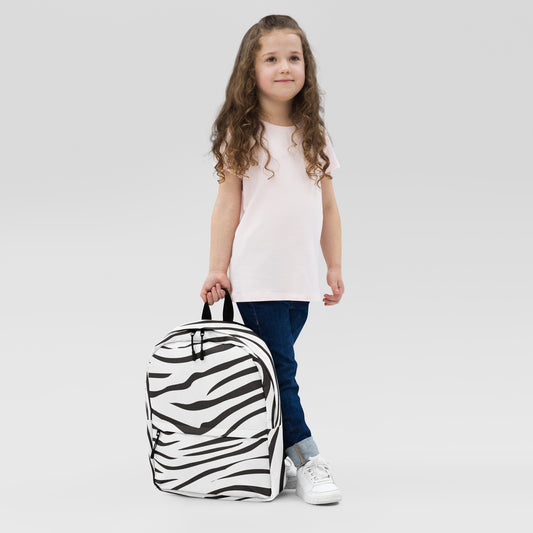 Kids Zebra Print Backpack