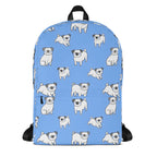 Kids Blue Pug Backpack