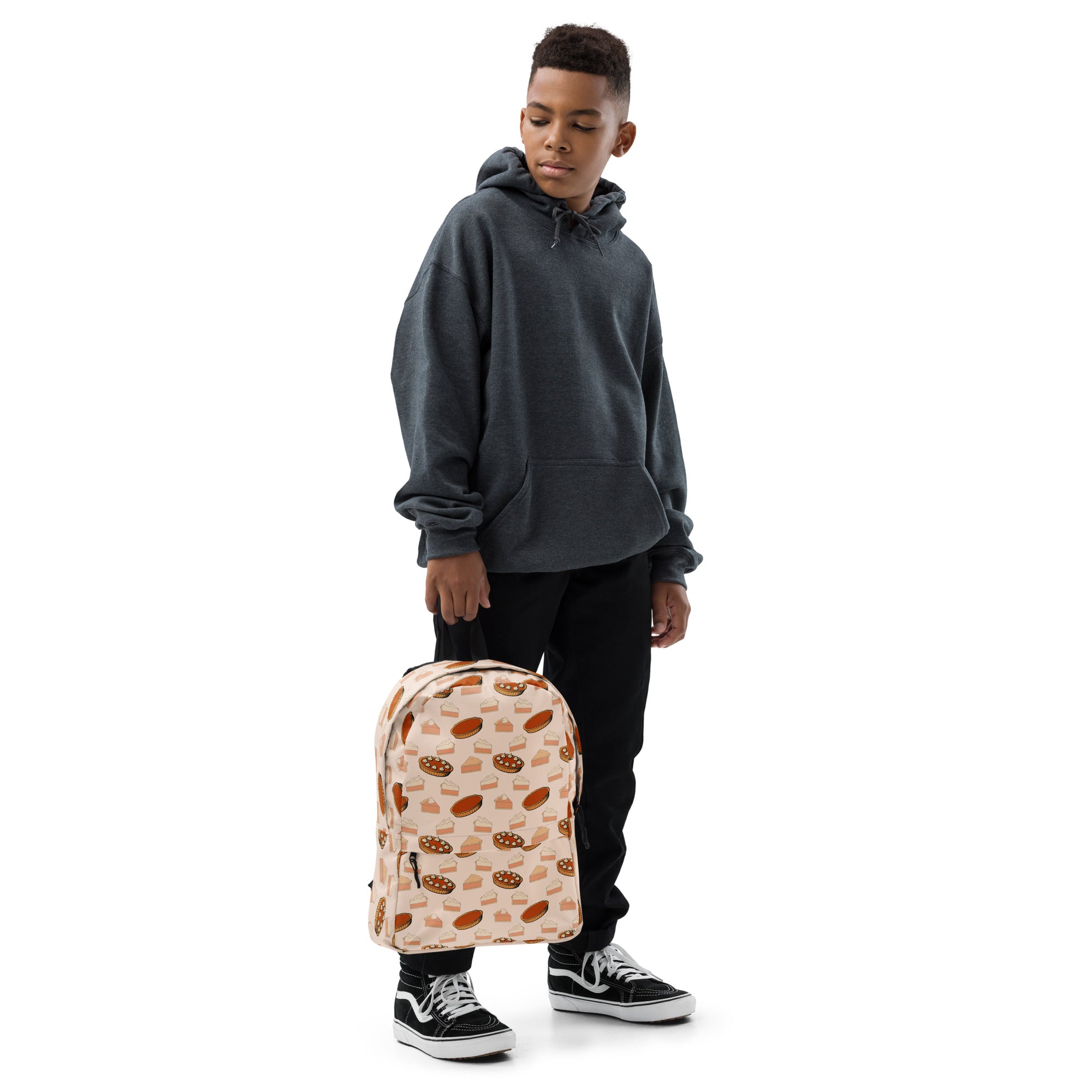 Kids Pumpkin Pie Backpack - Water-Resistant School Bag With Adjustable Padded Straps & Breathable Mesh Back
