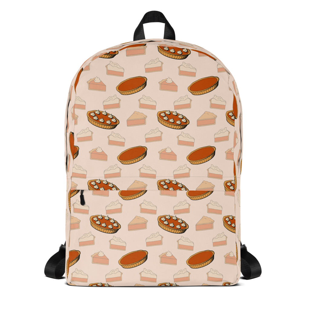 Kids Pumpkin Pie Backpack - Water-Resistant School Bag With Adjustable Padded Straps & Breathable Mesh Back
