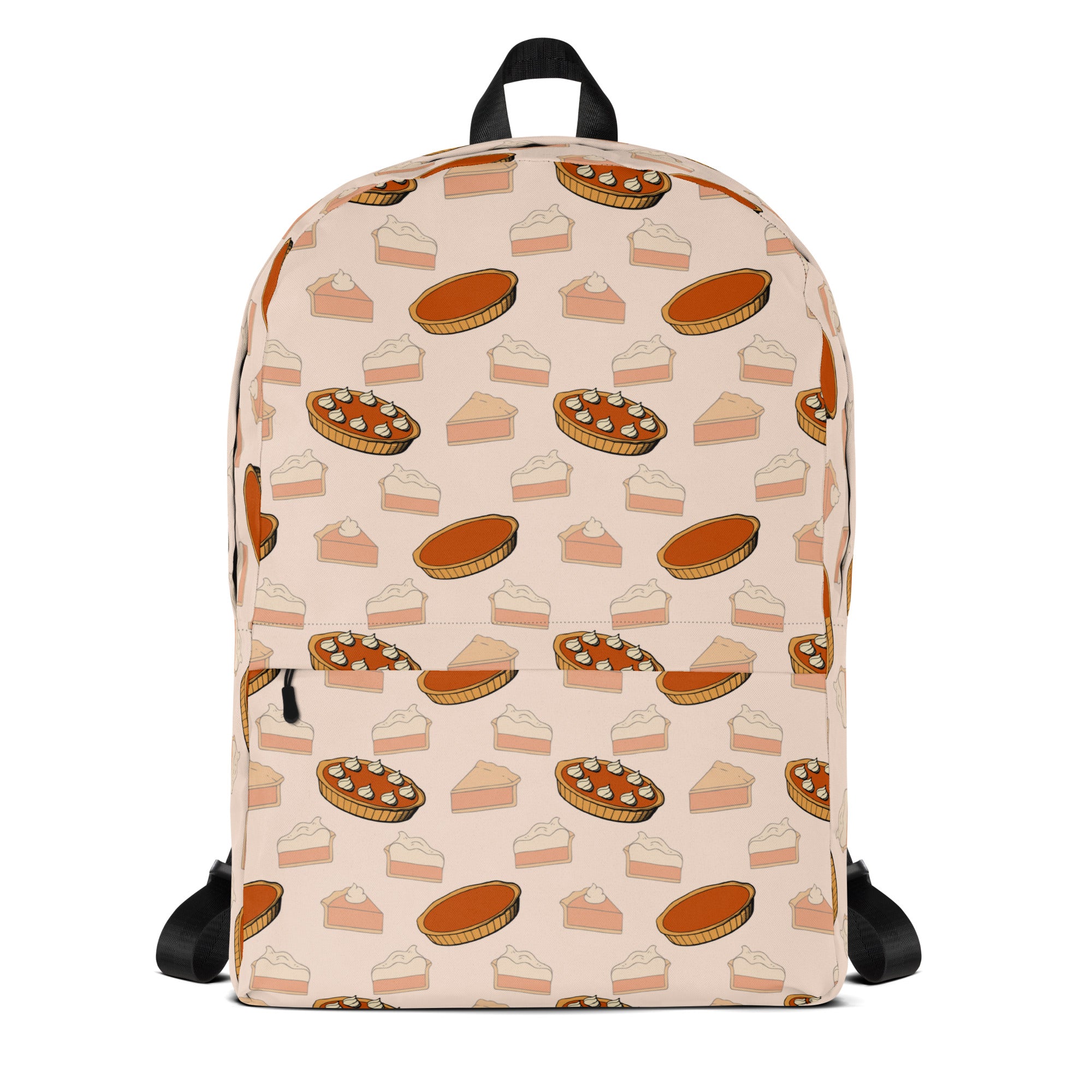 Kids Pumpkin Pie Backpack - Water-Resistant School Bag With Adjustable Padded Straps & Breathable Mesh Back