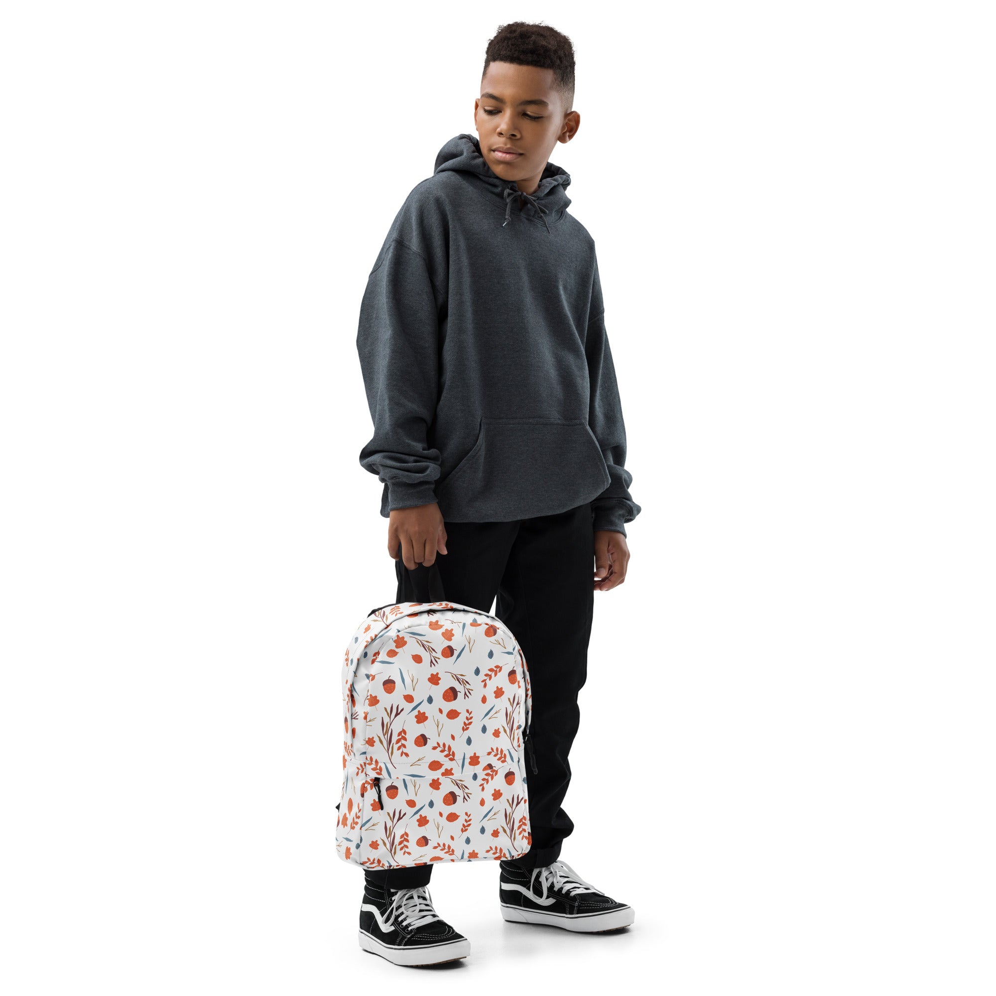 Kids Fall Acorn Backpack - Water-Resistant School Bag With Adjustable Padded Straps & Breathable Mesh Back