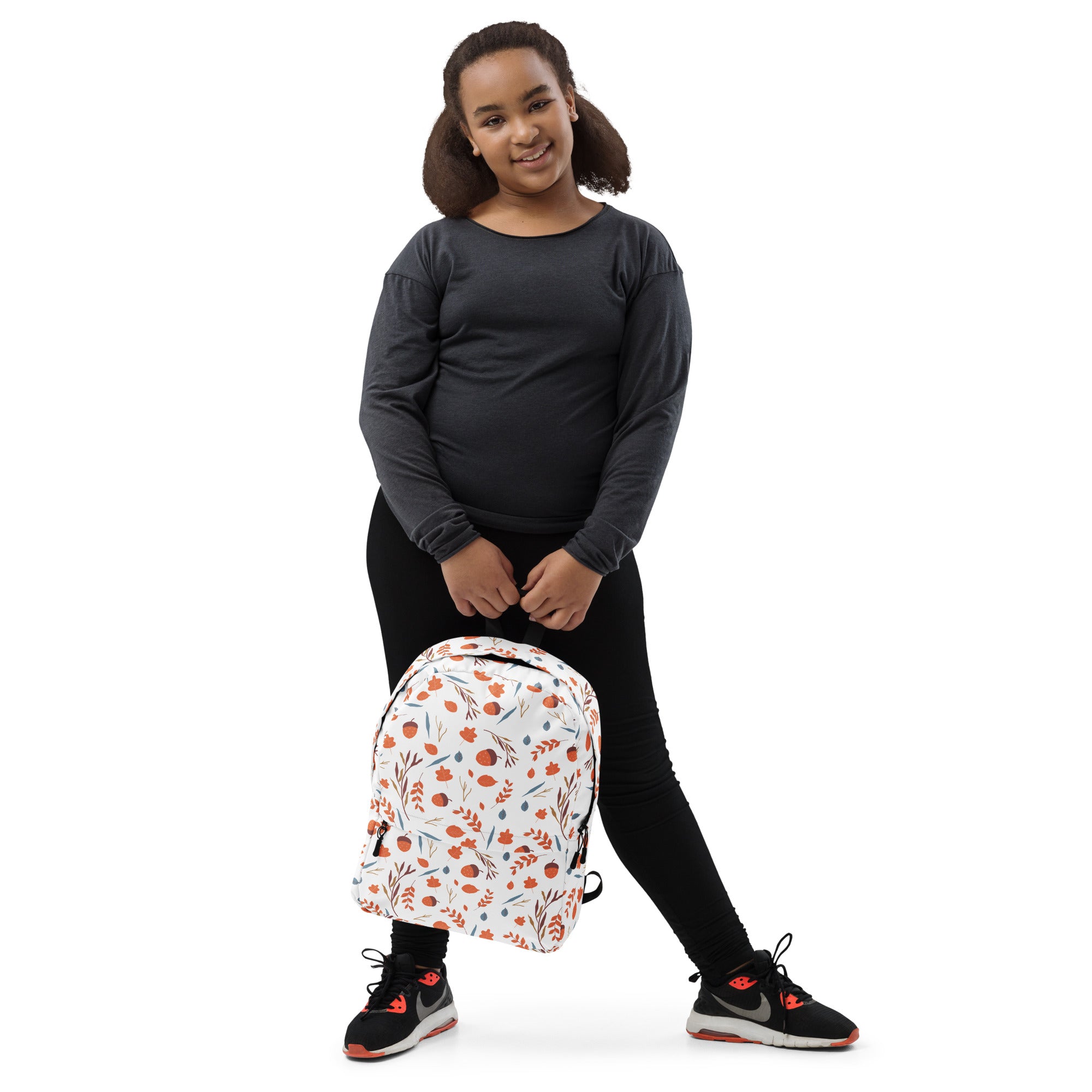 Kids Fall Acorn Backpack - Water-Resistant School Bag With Adjustable Padded Straps & Breathable Mesh Back