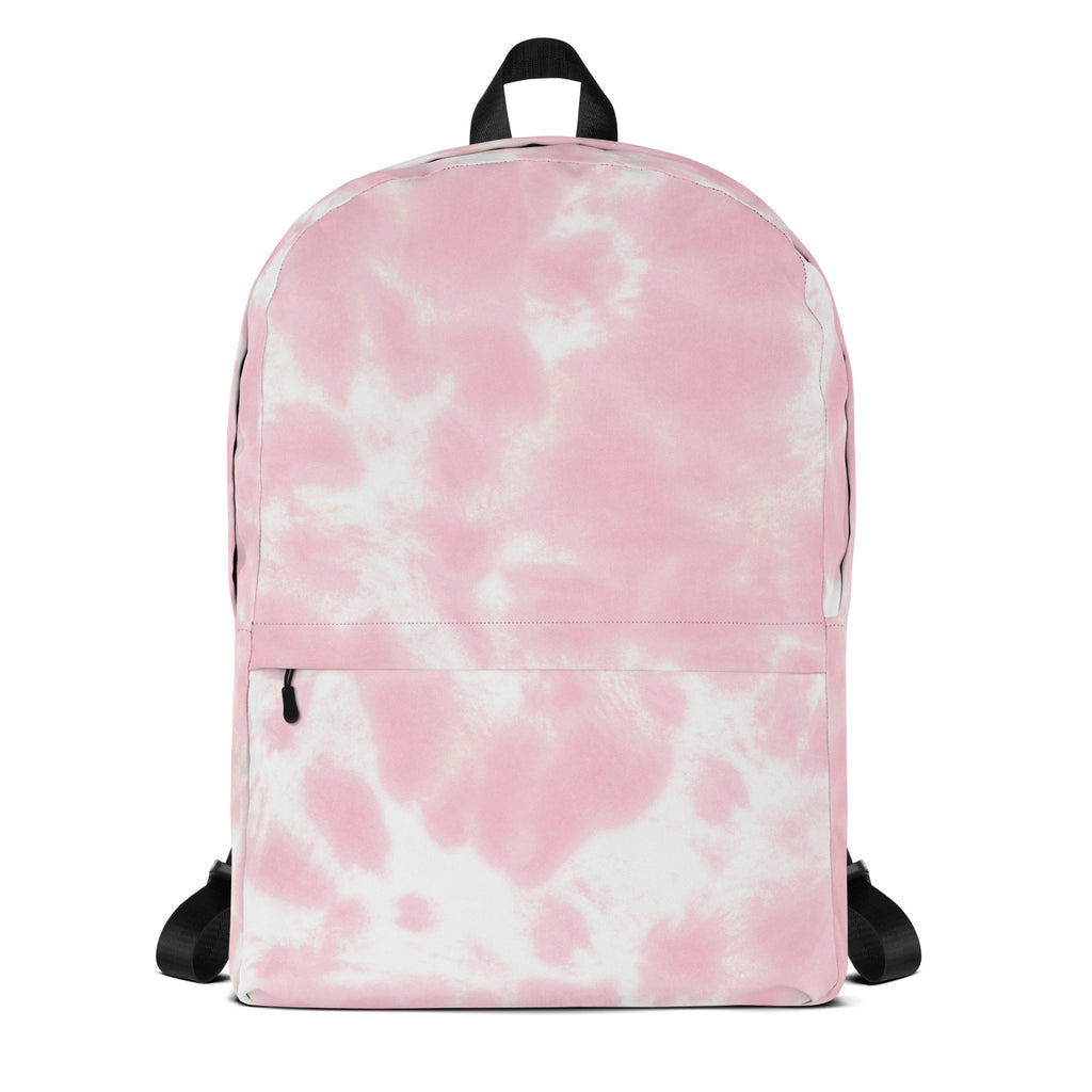 Girls Pink Tie Dye Backpack - Water-Resistant School Bag With Adjustable Padded Straps & Breathable Mesh Back