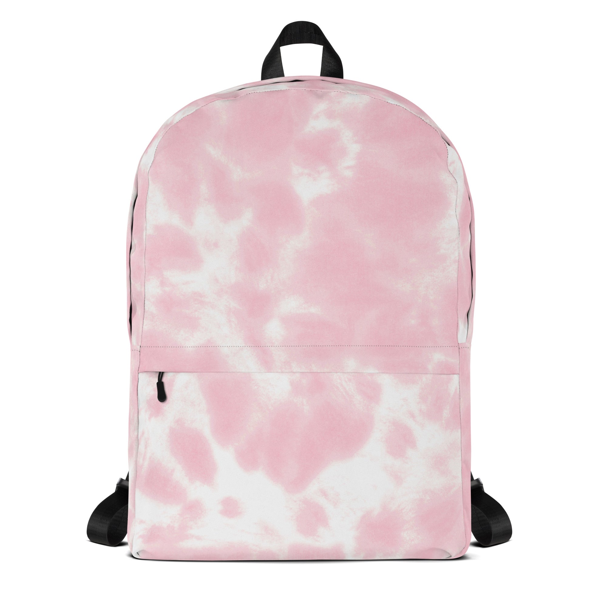 Girls Pink Tie Dye Backpack - Water-Resistant School Bag With Adjustable Padded Straps & Breathable Mesh Back