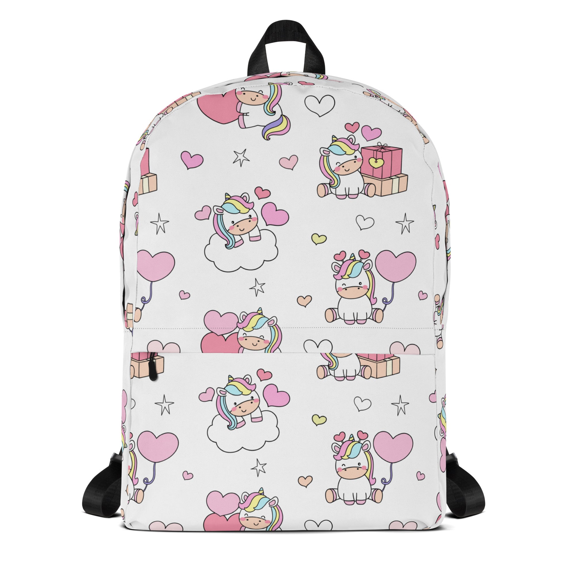 Girls Unicorn Birthday Backpack - Water-Resistant School Bag With Adjustable Padded Straps & Breathable Mesh Back