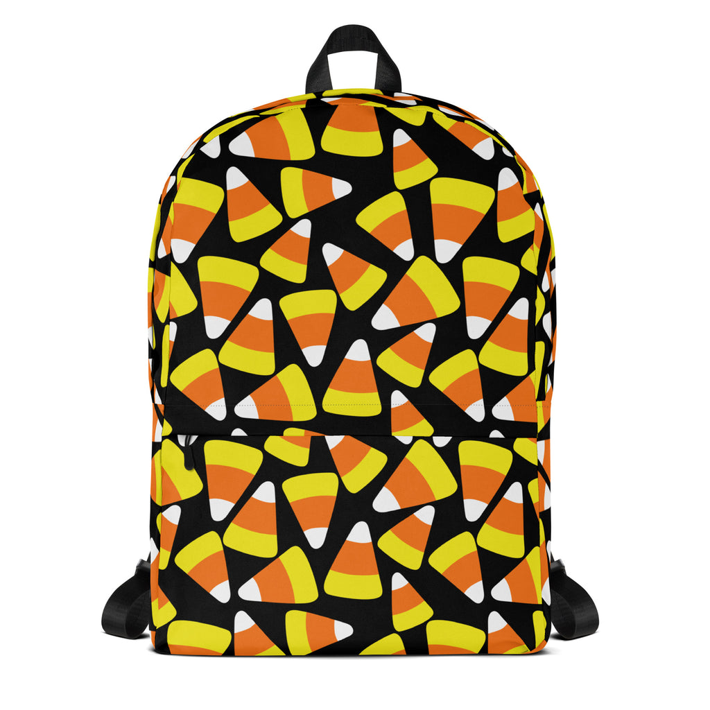 Kids Candy Corn Backpack - Water-Resistant School Bag With Adjustable Padded Straps & Breathable Mesh Back
