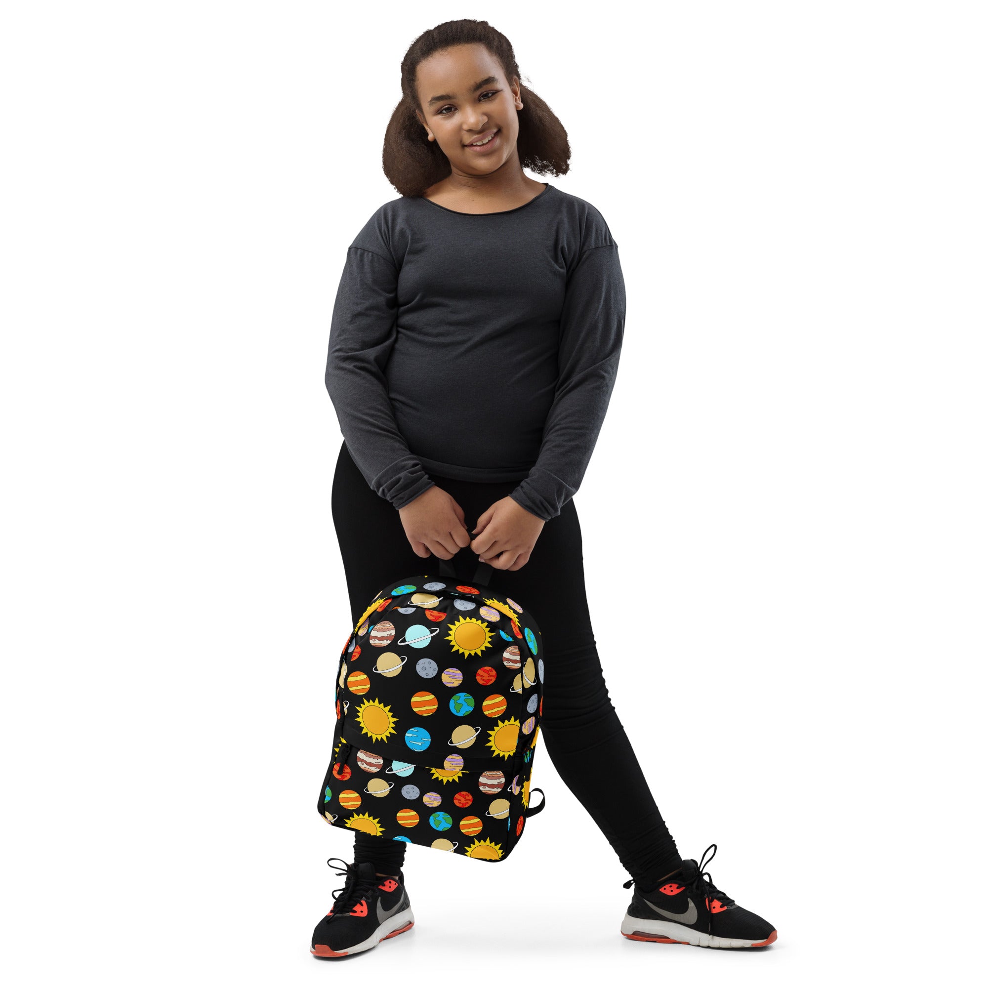 Kids Solar System Backpack - Water-Resistant School Bag With Adjustable Padded Straps & Breathable Mesh Back